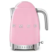 Smeg 1.7 Retro Style Variable Temperature Kettle - Pastel Pink