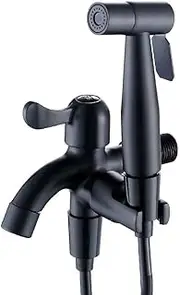 for Washing for Personal Hygiene Toilet Cleaning Pet Bath Cloth Diaper Mop Pool - 304 Stainless Steel Multifunctional Washing Machine Faucet Black Antique pressurized Toilet Spray.