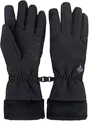 [HEAT HOLDERS] SOCKSHOP Ladies Kenai Soft Shell Winter Thermal Gloves, Black