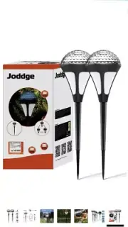Joddge LED Outdoor Solar Sensor Lights Garden Path Landscape Light Security