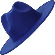[Abaodam] Fedora Hat Can for Cowboy Hat Mens Fleece Beanie Men Fedora Hats Wide Jazz Hat Dress up Hat Fashion Simple Casual Hat Felt Hats for Women Men Hats Fedora Jazz Hat Cowboy Hat Woolen