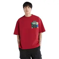 在飛比找森森購物網優惠-Timberland 男款紅色口袋印花寬鬆圓領短袖T恤A6B