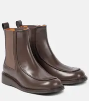 [Tod's] Tod's Leather Chelsea boots AU 10 brown