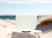 FROSTED QUARTZ CRYSTAL SINGING BOWL FOR MEDITATION 9 INCH NOTE F 432HZ