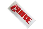 The Cure Woven Logo Iron On Patch (White/Red) (One Size)