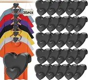 Space Saving Hanger Hooks, 30 Pcs Clothes Hanger Connector Hooks, Ultra- Premium Hanger Extender Clips,Heavy Duty Cascade Hangers to Create Up to 5X More Closet Space, Fits All Types of Hangers