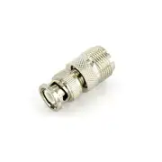 UHF Female to BNC Male Coax Cable RF Adapter