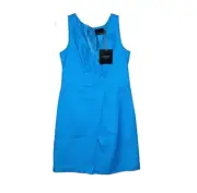 Cynthia Rowley Womens Blue A Line Sleeveless Dress Size 10