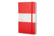 Moleskine: Classic Large Hard Cover Notebook Plain - Scarlet Red