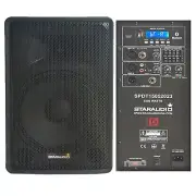 15" 4Ohm Bluetooth Powered DJ Speaker USB SD TWS Active TWS Karaoke PA Speaker