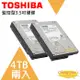 TOSHIBA 東芝 4TB兩入優惠 5400轉 3.5吋硬碟監控系統專用 HDWT840UZSVA