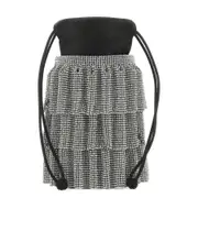 Alexander Wang Embellished Drawstring Bucket Bag One size Gray