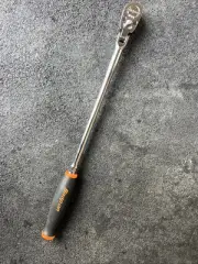 For Snap-on Tools ORANGE 1/4" Drive Soft Grip Extra-Long Flex Ratchet THLLF72O