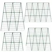 Easy Install Plant Support A Shaped Metal Cucumber Trellis for Gardens