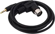 Mellisso Car 3.5mm AUX Input Adapter Audio Cable Mini Jack AUX 8-Pin M-Bus CD Changer Cable for Gold Plug