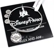 NEW Disney ALEX AND ANI Star Wars Yoda SILVER Charm Bracelet - Do or do not