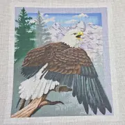 LIZ GOODRICK DILLON HP NEEDLEPOINT CANVAS: BALD EAGLE GG