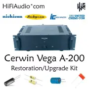 Cerwin Vega A200 Amplifier Restoration Kit repair service recap filter capacitor
