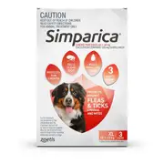 Simparica Flea, Tick & Mite Treatment 40.1-60kg Dog - 6pk