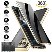 For Samsung Galaxy S24S23S22S21 Privacy Screen AntiSpy Glass Case Magnetic Cover