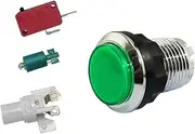 Arcade LED Illuminated Push Button,Small Button with Light for Arcade Machine - High Transparent Game Accessory for Boys, Girls, and Adults