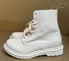 Doc Dr Martens 1460 Pascal Mono White boots White Out Womens 8