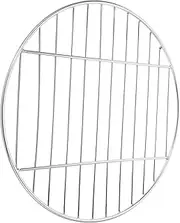 BBQ Net Round Grill Net Barbecue Mesh Household Grill Net Practical Grill Mesh Picnic Barbecue Tool Square Grill Grate Fish Grilling Basket BBQ Mesh Mat Stainless Steel Silver