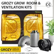 Hydroponics 240x120x200 Grow Tent 6 inch Carbon Filter Duct Fan Ventilation Kits