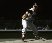 Pitcher Steve Barber Of The Baltimore Orioles 1966 Baseball OLD PHOTO
