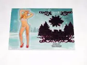 2015 Benchwarmer ASHLEY HOBBS Holiday #34 Premium Pink Foil Variant/24 PLAYBOY