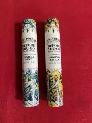 2X POO-POURRI TOILET SPRY VANILLA MINT / ORIGINAL CITRUS .34oz -L-1