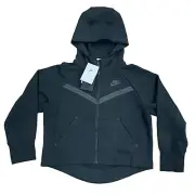 Nike Tech Fleece Black Sweatshirt Jacket, Size Small + NWT DD9154-010
