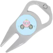 Princess Carriage Golf Ball Marker Divot Repair Tool Bottle Opener