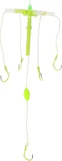 NULYLU 1 Set Metal Fishing Hooks Heavy Duty Reusable Angling Hooks for Saltwater Freshwater Fishing Design for Increased Catch Rate Durable for Enthusiasts
