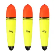 2.1oz Fishing Slip Bobbers, 3 Pack EVA Fishing Float, Yellow