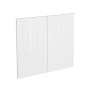 Kaboodle 600mm Macaroon V-Groove Medium Rangehood Doors - 2 Pack