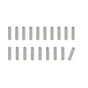 0.8x4mm Dowel Pins, 100pcs Round Head Flat Chamfered End Dowel Pin