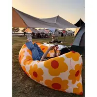 在飛比找蝦皮購物優惠-36懶人充氣沙發 露營空氣床 便攜式躺椅 可收納沙發床 網紅