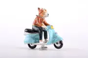 A dog on a scooter trinket box LIMITED EDITION - Keren Kopal & Austrian crystals