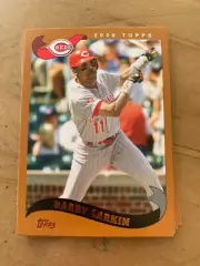 3x BARRY LARKIN 2020 Topps Baseball BASE LOT (2002 style) #266