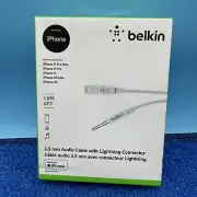 Belkin 3.5mm Audio Cable with Lightning Connector Mfi-Certified