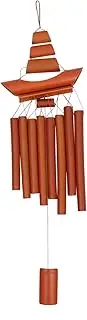 GANAZONO Retro Bamboo Chime Bell Wind Chime Pendant Garden Decor Melodious Chime Easy to Use
