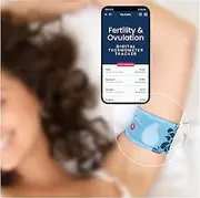 Tempdrop Fertility and Ovulation Tracker – Wearable Basal Body Temperature (BBT) Monitoring Sensor and Fertility Charting App (Large - 11-19.7 inches)