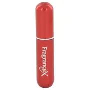 Travel Perfume Bottle by FragranceX Mini Travel Refillable Spray with Cap Refills from Any Fragrance Bottle (Maroon) .135 oz for Women