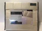 Fifth Avenue Lux 1200 Thread Count 6 Piece King Sheet Set Off White/Light Beige