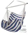 Hammock Chair Swing (500 lbs Max) - Hanging Hammock Chair Rope Swing Indoor