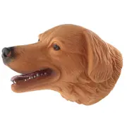 Simulate Animal Hand Puppet Head Hand Puppet Playing Fun Toy for Halloween Prop Home Party Kids Gift A18 dog