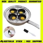 Stainless Steel Egg Poacher – 4 Cup Cooker Set, PFOA Free, Induction Ready