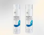 Dorofey Professional Detox Shampoo & Revive + Conditioner for Dry, Damaged, Sensitive Hair, Sulfate and Paraben Free, Pack of 2| Hair Treatmetn After Hair Care for Botox & Colored Hair 300 ML Each
