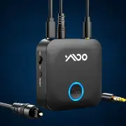 Bluetooth 5.3 Transmitter Receiver for TV to 2 Wireless Headphones, B06T5